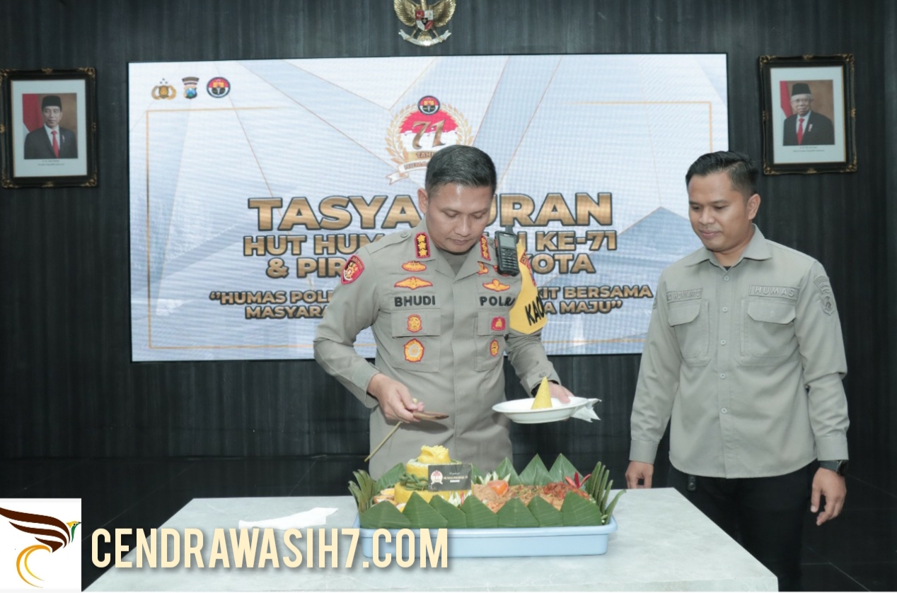 Polresta Malang Kota Gelar Tasyakuran Bersama Netizen dan Media Peringati HUT Humas Polri ke 71