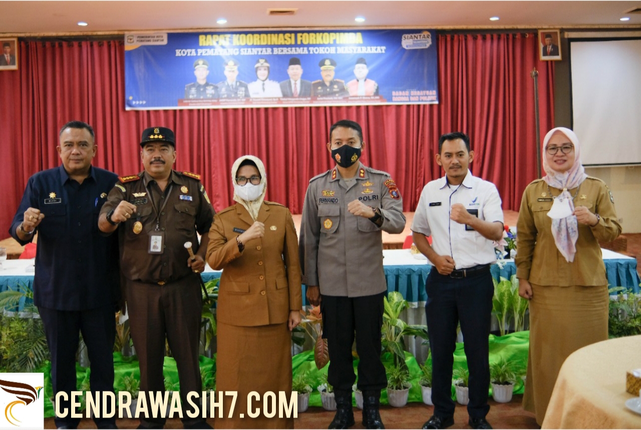 Forkopimda Kota Pematang Siantar dan Tokoh Masyarakat Rakor Penanganan Covid-19 dan Kasus Gagal Ginjal Akut