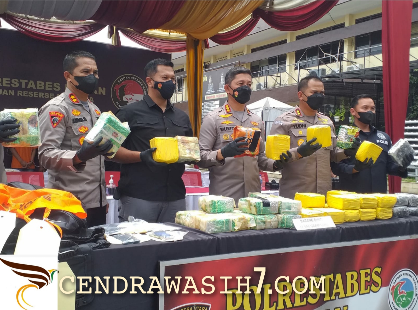 Polrestabes Medan Ungkap Peredaran 42 Kg Sabu Jaringan Internasional