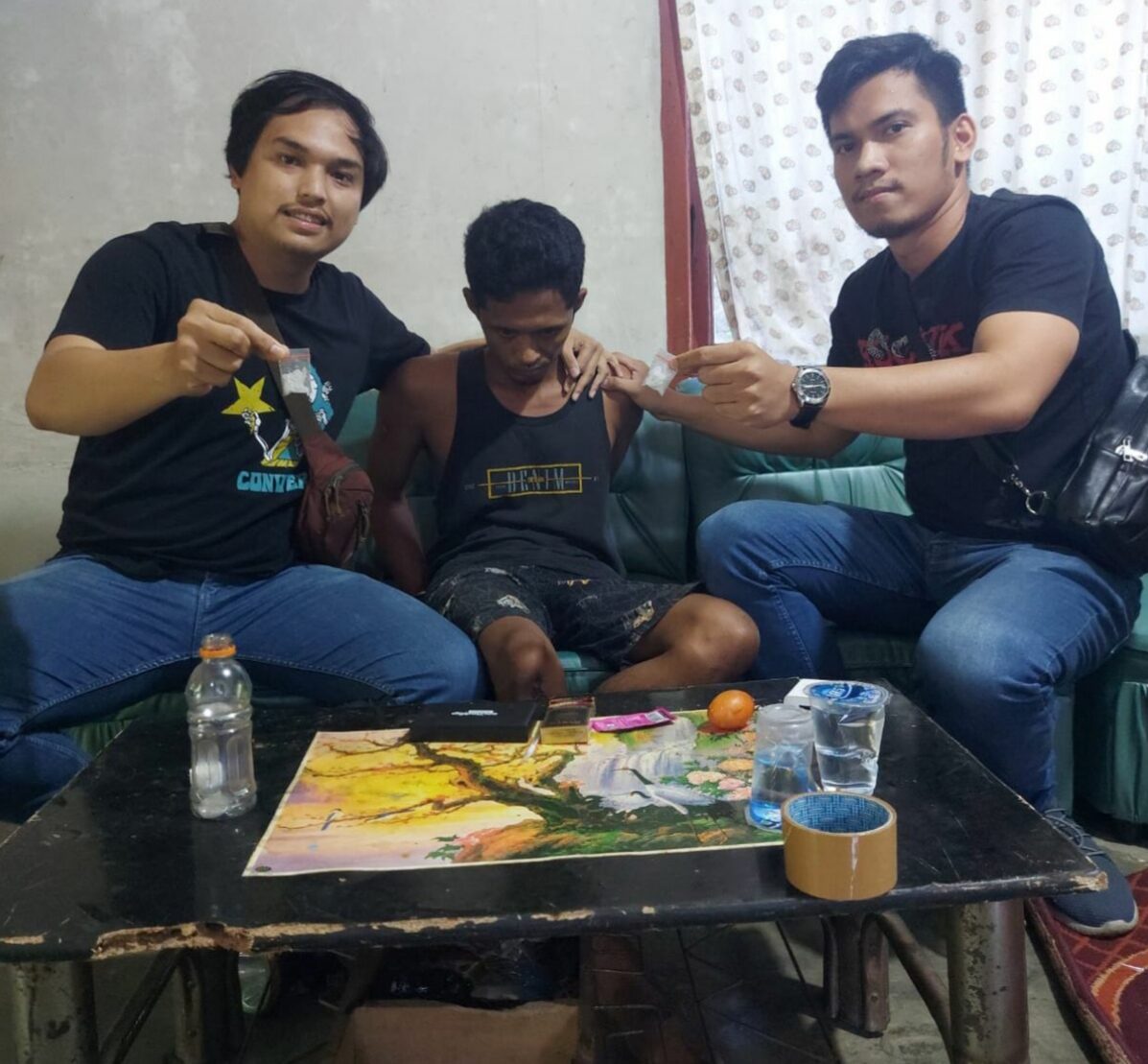 Berantas Peredaran Narkoba Sat Narkoba Polres Simalungun Berhasil Meringkus Pengedar Sabu-Sabu Di Kerasaan
