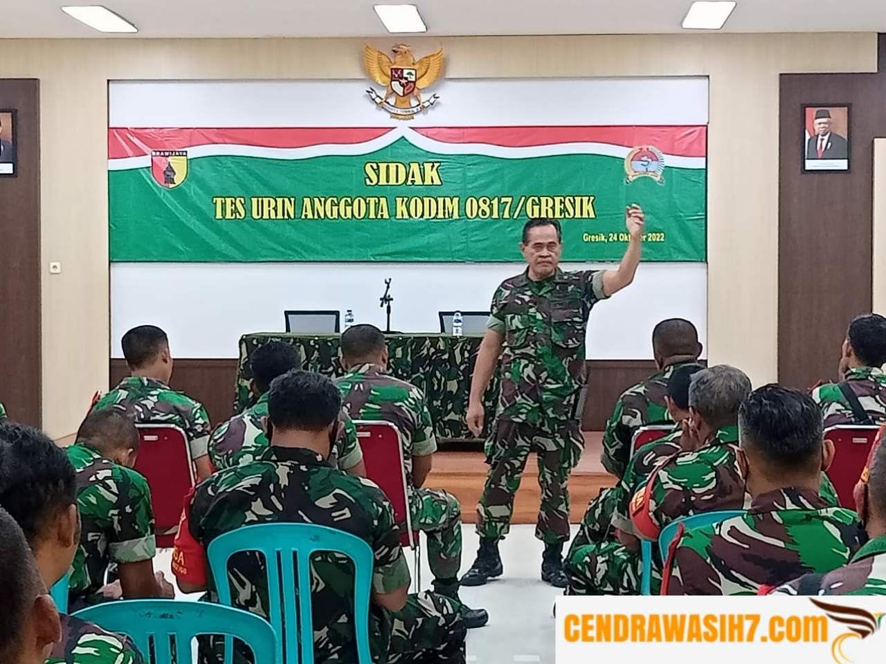 Kodim 0817/Gresik Bebas Narkoba.