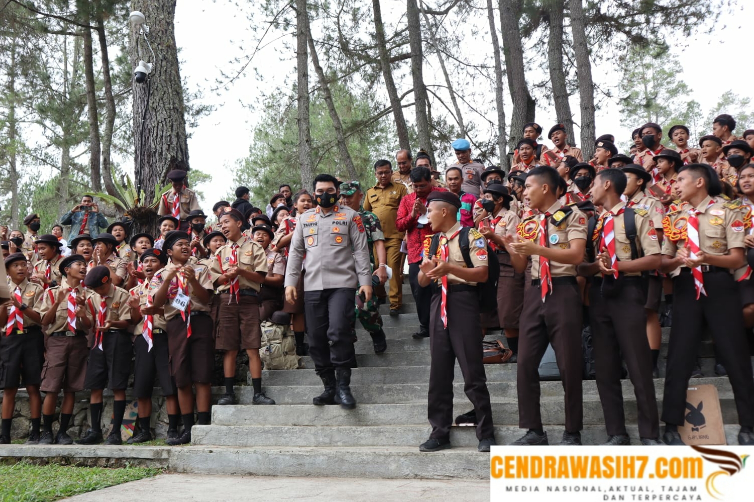 Kapolres Toba Tingkatkan Jiwa Patriotisme Serta Cinta Tanah Air Di Kalangan Generasi Muda adakan Kapolres Cup 1 tahun 2022 bangkitkan Pramuka.