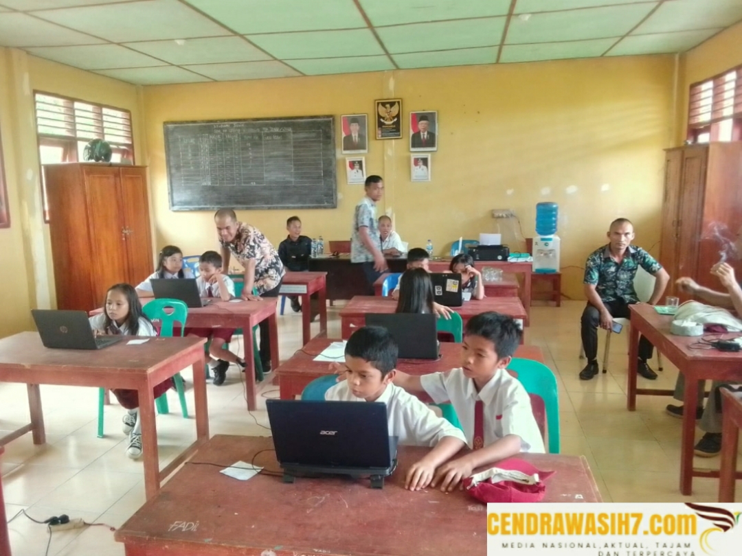 Sesi Pertama Ujian ANBK SD Negeri 078139 Hilimbuasi, O’ou