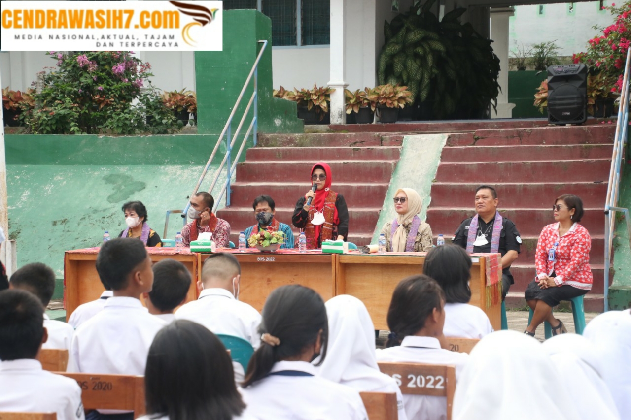 Pelajar SMPN 11 Dapat Pengarahan P4GN dari Wali Kota Pematang Siantar