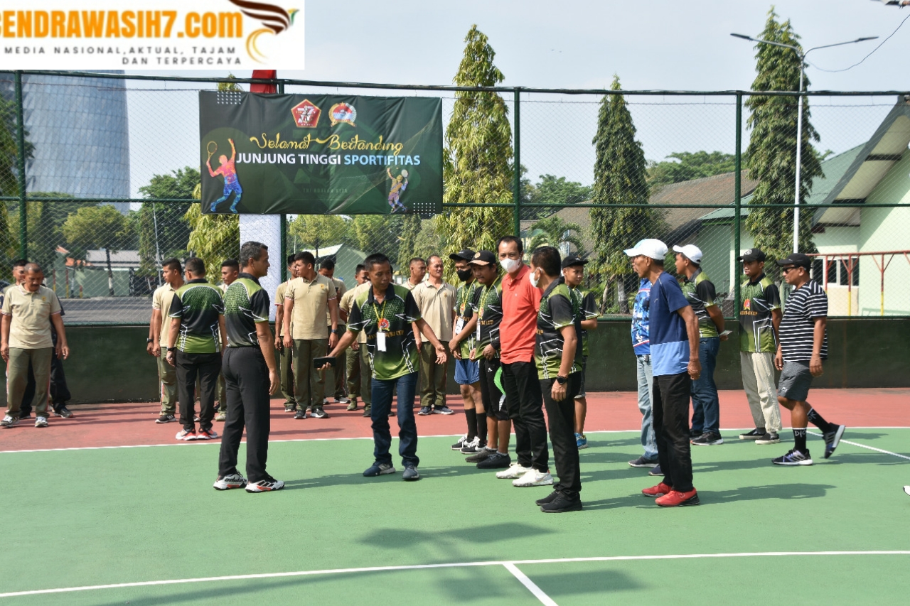Open Tournament Tennis Lapangan Danrem Cup dibuka Secara Resmi oleh Danrem 084/BJ