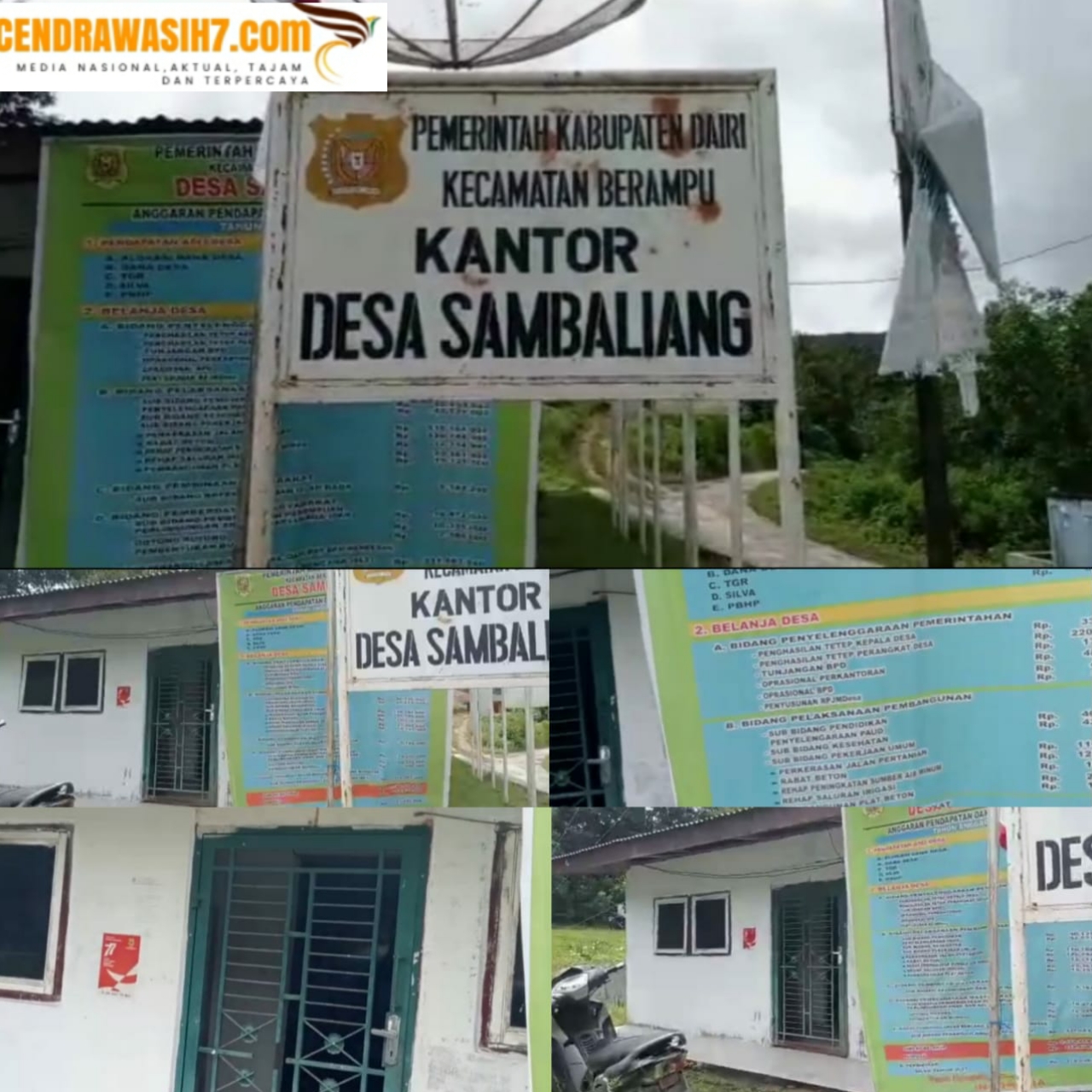 Miris…..!!! Kantor Desa sambaliang Tutup Pada Hari Dan Jam Kerja