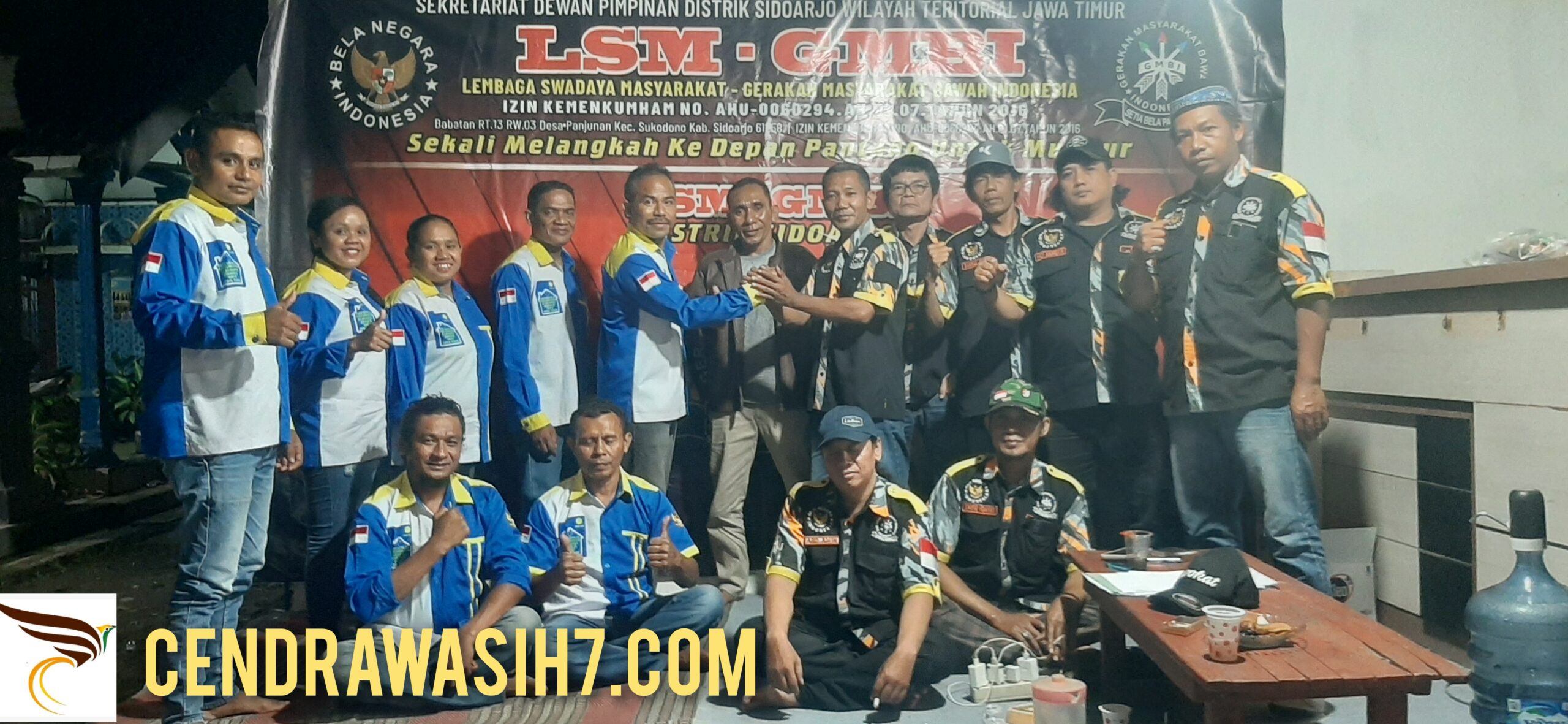 LSM Perkumpulan Keluarga Besar Flobamora Kabupaten Sidoarjo dan LSM GMBI Distrik Sidoarjo Melakukan Sinegritas Untuk Kepentingan Masyarakat.