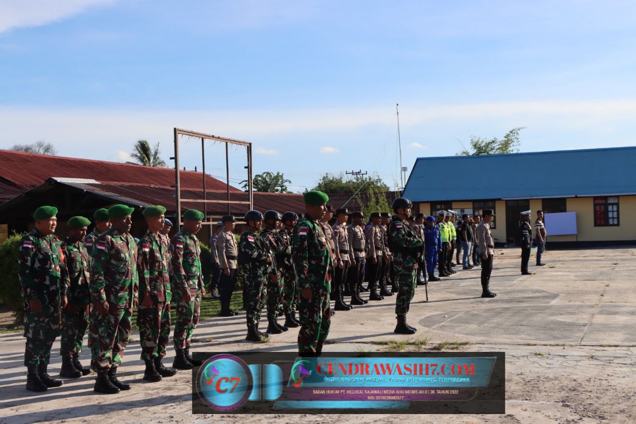 Jaga Situasi Kabupaten Mappi Tetap Kondusif, Satgas Yonif 125/SMB Laksanakan Patroli Gabungan