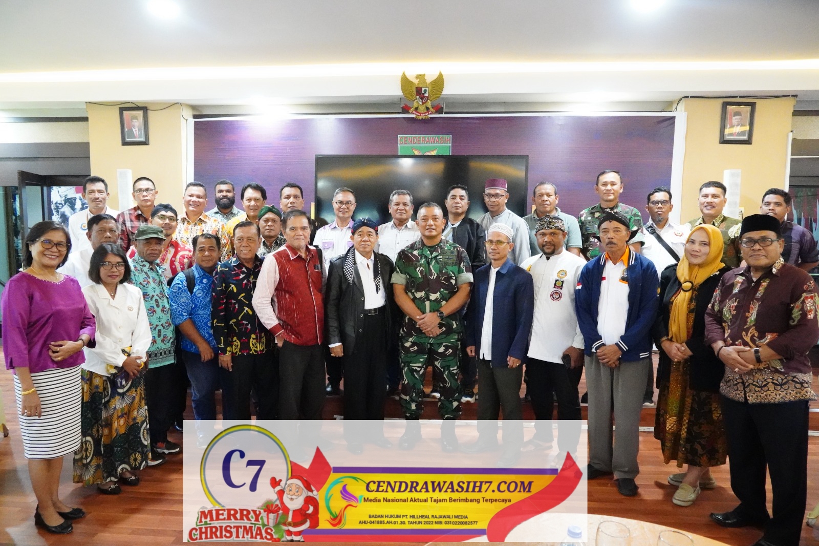 Menjaga keamanan dan Kedamaian, Pangdam XVII/CEN Gelar Pertemuan dengan Paguyuban Nusantara