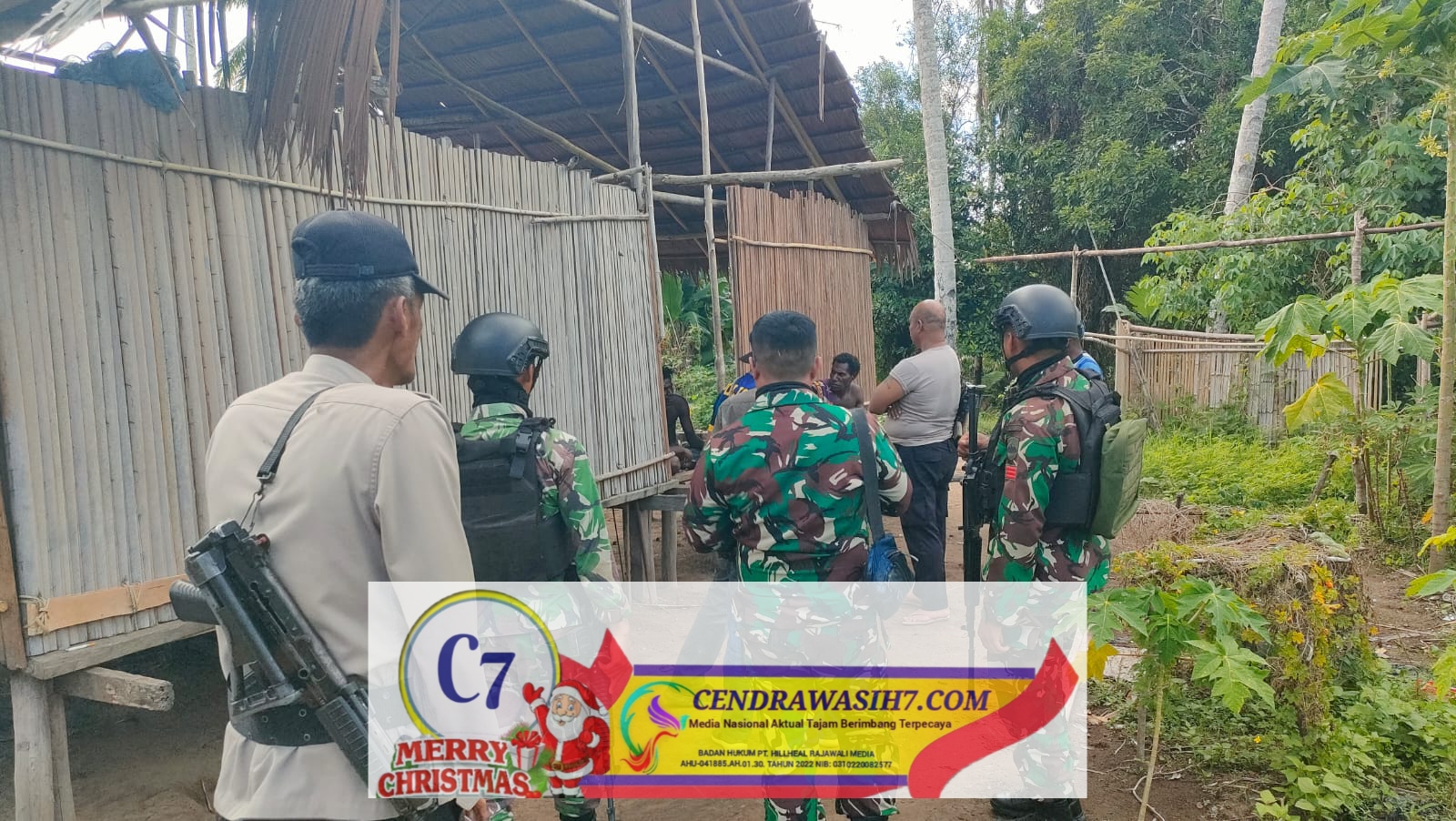 Respon Aduan Masyarakat, Satgas Yonif 125/SMB Bersama Polsek Nambai Amankan Korban Penusukan