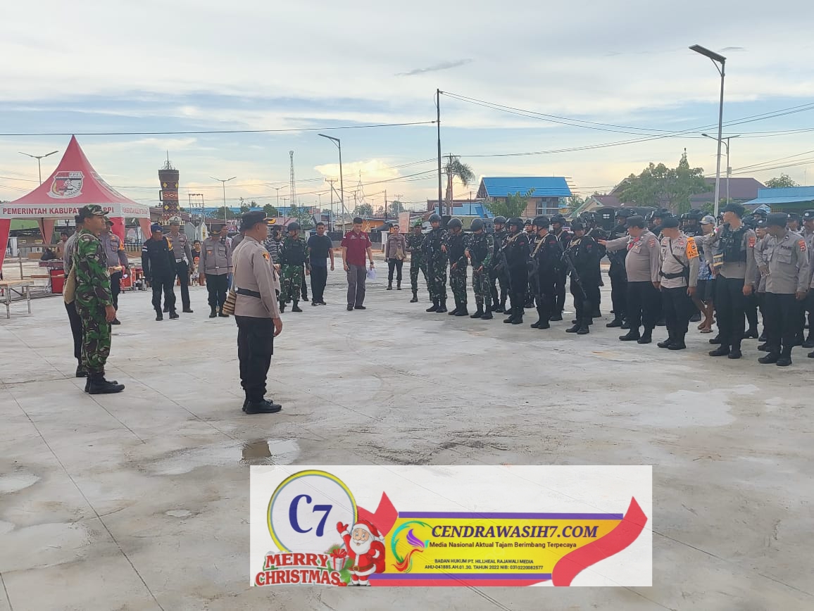 Sambut Momen Pergantian Tahun Baru, 143 Personil Gabungan TNI-Polri Disiagakan Dibeberapa Titik di Kota Kepi
