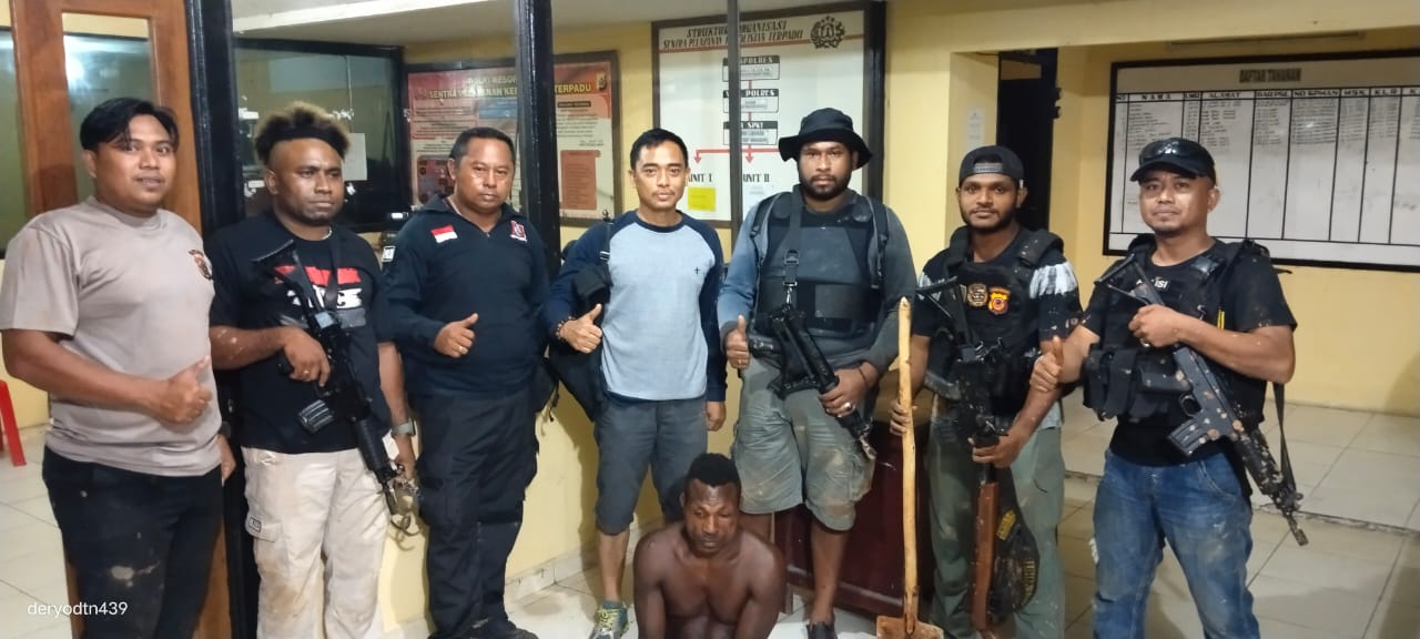 Pelaku Pemalakan, Pemerasan Dan Perampasan MK, Ditangkap Tim Elang Rawa Sat Reskrim Polres Mappi.