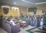 Pangdam Kasuari Sambut Pangkogabwilhan III Beserta Rombongan di Markas Kodam XVIII/Kasuari.