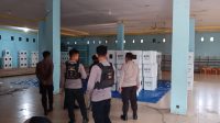 Semakin Dekat Waktu Pencoblosan, Polres Mappi Perketat Penjagaan di Gudang KPUD Mappi
