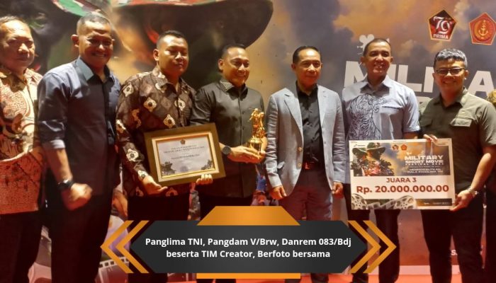 Korem 083 Raih Juara Dalam Kompetisi Film Pendek 2024