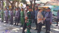 Koramil Tegalsiwalan Pimpin Apel Linmas Untuk Kesiapan