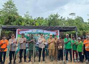 Kapolres Waropen Laksanakan Konferensi Pers Penanaman Bibit Jagung Di Lahan Produktif Polres Waropen