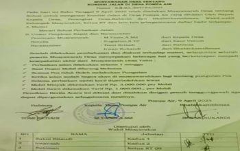 Desa Pompa Air Pungut Dana Untuk perbaikan Jalan, Sopir: Kemana Uang yang Kami Setor Setiap Kali Melintas Selama Ini?