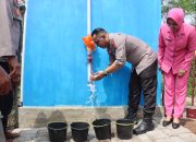 Atasi Kekurangan Air, Kapolres Probolinggo Kota Resmikan Sumur Bor di Desa Sumberkramat
