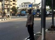 Pelayanan Prima Polri Pagi Hari Polsek Sawah Besar, Lakukan Pengaturan Arus Lalulintas