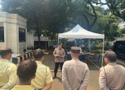 Kapolsubsektor Pasar Baru Pimpin Langsung Apel Rencana Unjuk Rasa!