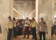 Sebanyak  11 Personil Polri Amankan Pameran Jembatan Persaudaraan Indonesia-Saudi di Masjid Istiqlal