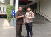 Unit Samapta Polsek Sawah Besar Lakukan Pengamanan Ibadah Misa Minggu di Gereja Abbalove