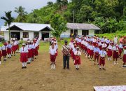 Apel Pembukaan Ujian Akhir Sekolah di SD YPK Syalomleka Kairawi Berlangsung Khidmat