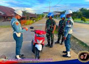 Disiplin Dalam Berkendara, Denprov Pasmar 3 Gelar Opsgaktib Di Sekitaran Mako Pasmar 3