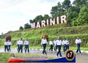 Jaga Fisik di Musim Hujan, Komandan Pasmar 3 Ajak Perwira Denmako Pasmar 3 Jalan Sehat Bersama