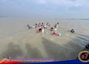 Jelang Kasal CUP 2025, Atlet Renang Pasmar 3 Laksanakan Latihan di Dermaga Ujung Koarmada II