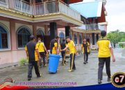 Polres Waropen Bakti Sosial Religi di Gereja GKI Bethania Waren