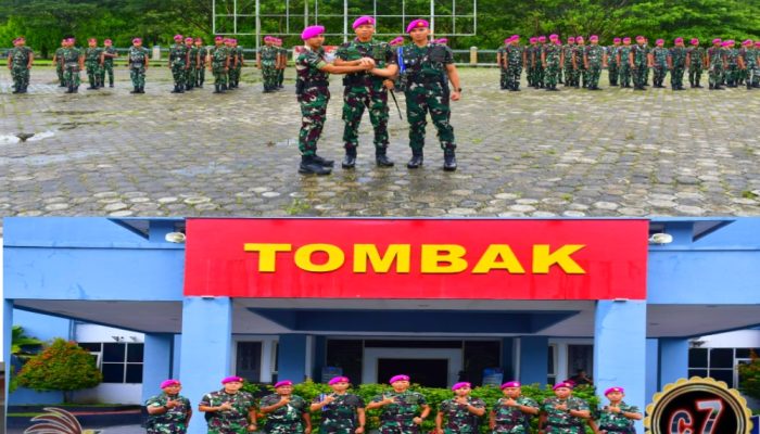 Jabatan Bama Denmako Pasmar 3 Resmi Diserahterimakan