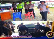 Polres Waropen Amankan Dan Kawal Logistik PSU Gubernur Dan Wakil Gubernur Papua Tahun 2025
