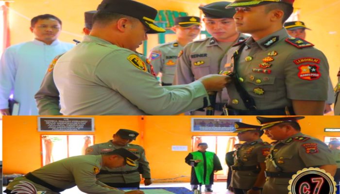 Kapolres Waropen Pimpin Sertijab Wakapolres, Kasat Binmas Dan Kasat Res Narkoba
