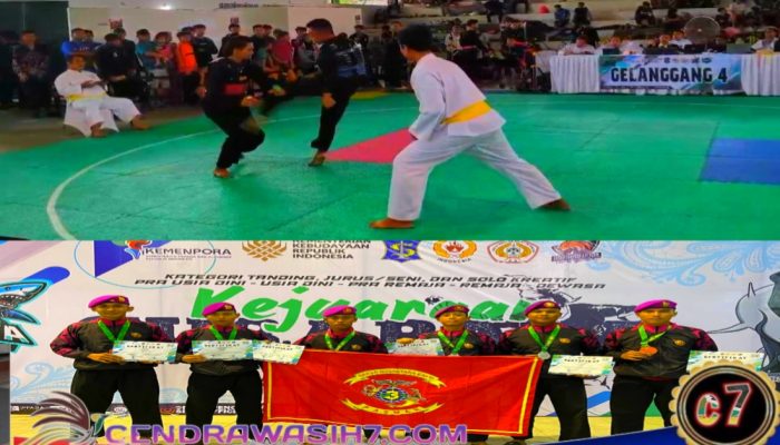 Prestasi Demi Prestasi, Prajurit Petarung Pasmar 3 Kembali Harumkan Nama Satuan di Kancah Pencak Silat