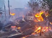Rumah dan Kios Ludes Terbakar di Kamno Sari Merauke, Diduga Akibat Ledakan Meteran Listrik