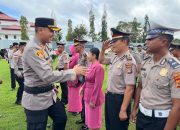 52 Personel Polres dan Brimob Merauke Naik Pangkat, Kapolres: Wujud Apresiasi Institusi