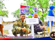 Aksi Nyata Cinta Alam, Prajurit Petarung Pasmar 3 Bersihkan Pantai Nabire