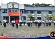 Semangat Tak Pernah Padam, Prajurit Denmako Pasmar 3 Giat Berolahraga di Jumat Ceria