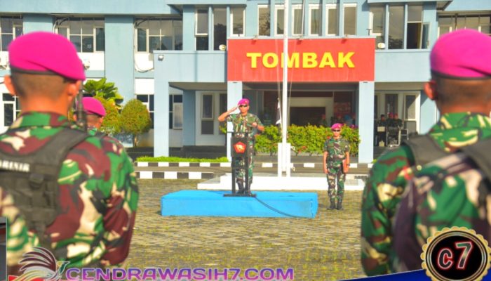 Semangat di Era Digital, Dandenma Pasmar 3 Pimpin Upacara Bendera 17an bulan Juli 2025