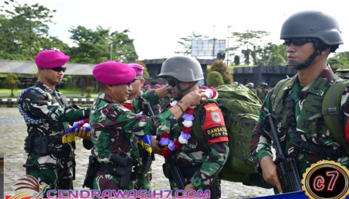 Usai 365 Hari Amankan Perbatasan Timur, Prajurit Purna Satgasmar PAM Puter XXVII Kembali ke Markas