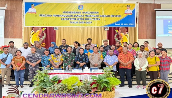 Kodim 1709/Yawa Siap Bersinergi Bangun Kepulauan Yapen 2025–2029″