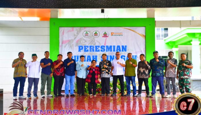 Pererat Tali Persaudaraan, Pabanren Ops Pasmar 3 Hadiri Peresmian Rumah Singgah Pendopo IKASWARA