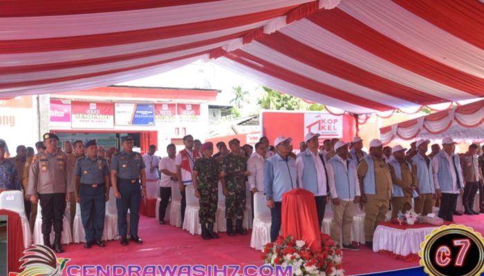 Komandan Pasmar 3 Hadiri Peluncuran Koperasi Merah Putih, Sinergi TNI dan Ekonomi Kerakyatan