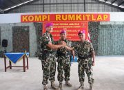 Dandenprov Pasmar 3 Hadiri Sertijab Komandan Batalyon Kesehatan 3 Marinir