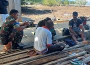 Babinsa Koramil Dawai Ajak Warga Kaipuri Waspada Cuaca Buruk Saat Melaut