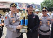 Kapolres Priok Pimpin Upacara Pemberian Hadiah Lomba HUT Bhayangkara ke-79