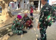 Sentuhan Pertama di Ujung Negeri, Satgasmar PAM Puter XXIX Gelar Bakti Kesehatan di Pulau Meatimiarang