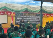 Pangdam Cenderawasih Tegaskan Prajurit TNI di Mappi Jauhi Judi Online dan Miras